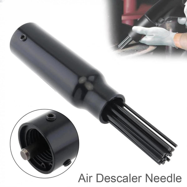 Black Pneumatic Needle Bundle Deruster Head Pneumatic Tool with 19 Needle