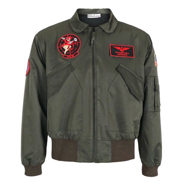 Top Gun Jacket Maverick Bomber Cosplay Pilot Costume Jacket