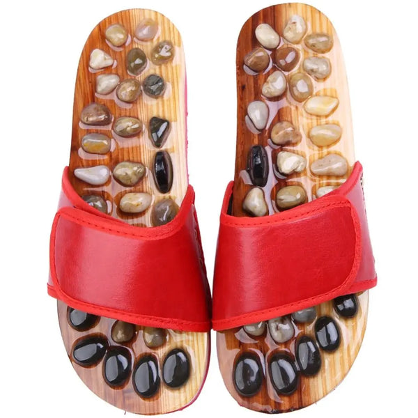 Natural Pebbles Acupressure Massage Slippers