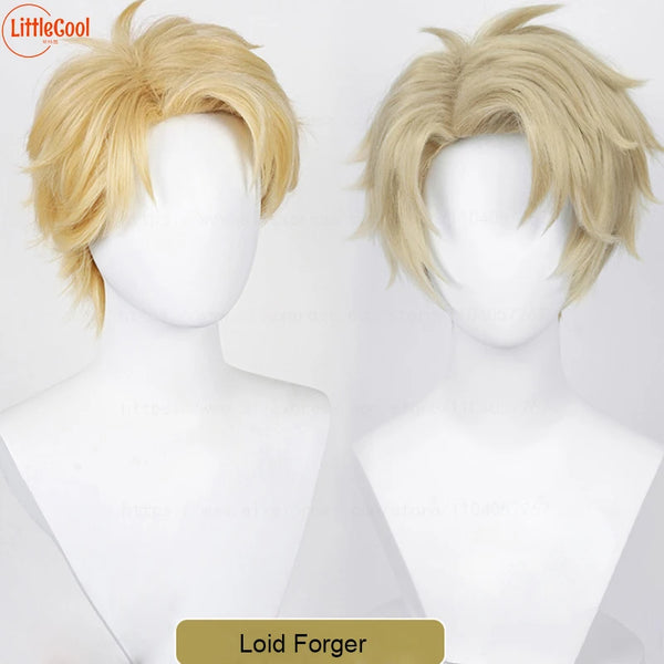 Loid Forger Cosplay Wig 30cm Yellow Blond  Anime Cosplay Wigs