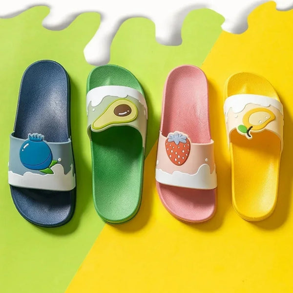 Fashions Cartoon Fruit PVC Slippers