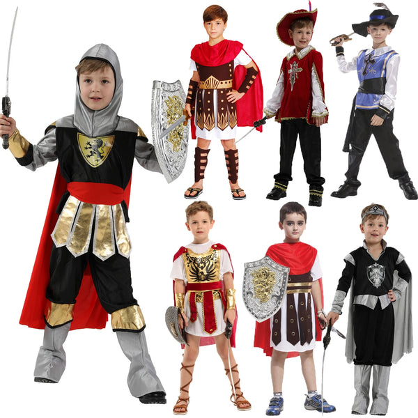 Kids Children Ancient Roman Greece Greek  Gladiator Costumes